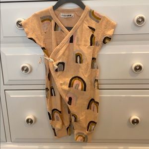 Spearmint love terry cloth romper 6 months